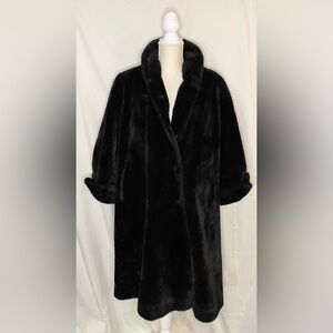 Vintage Ward's Faux Fur Coat